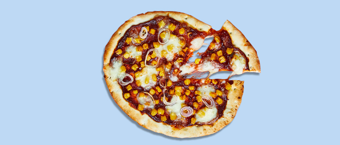 Sweetcorn Pizza  7" 