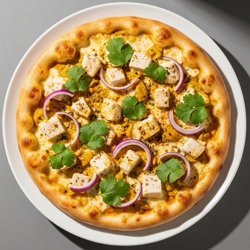 Curried Chicken Pizza 
