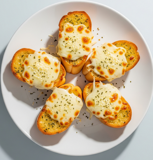 Garlic Bread (4 Slices) With Cheese 