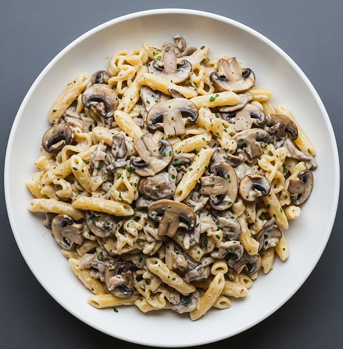 Spaghetti Mushroom & Cream 